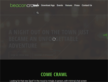 Tablet Screenshot of beaconcrawl.com
